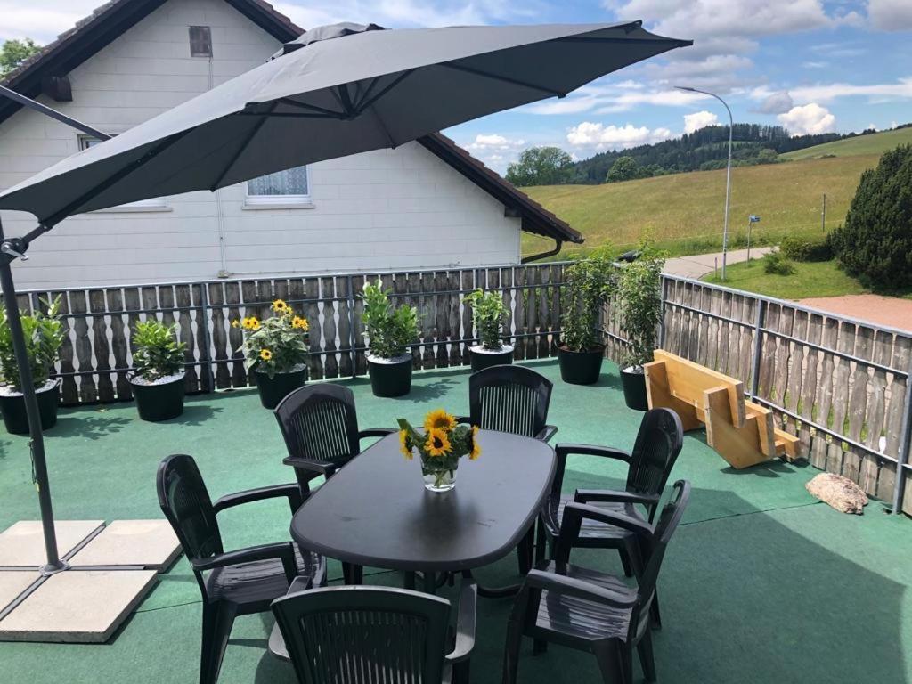 Ferienwohnung Zur Sonnenterasse In Gersbach ショップハイム エクステリア 写真